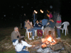 A campfire