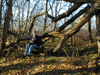 Botany member waiting for the birds